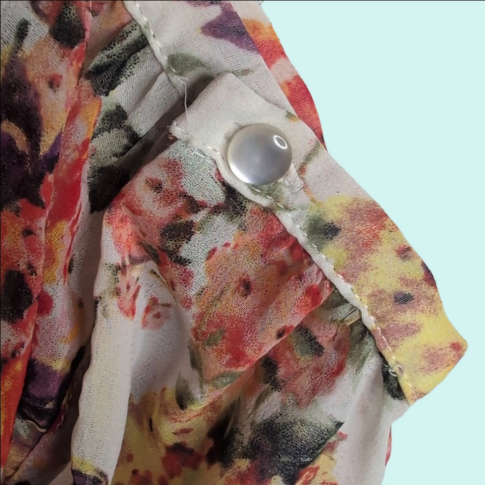 Forever 21 Green Ruffled Tie Front Blouse - Picture 6 of 11
